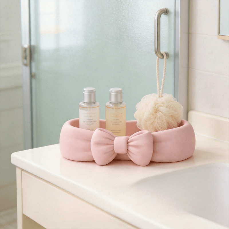 Cute Bow Shaped Makeup Organiz - Beauty Dish Softbox ulasan dan harga