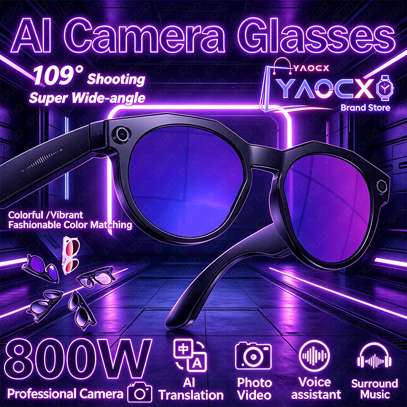 New Smart Glasses Bluetooth Ca - Photography Translate ulasan dan harga