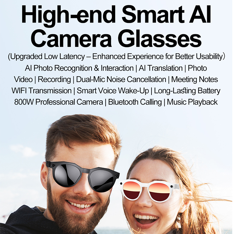 New Smart Glasses Bluetooth Ca - Photography Translate ulasan dan harga