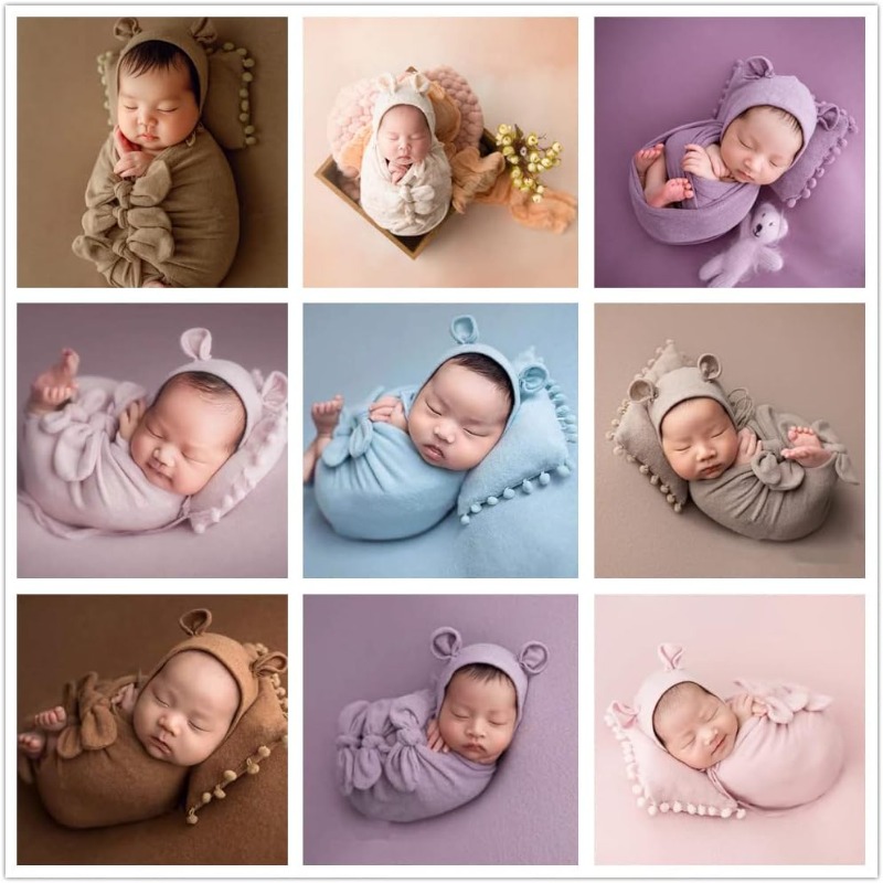 Newborn Photography Set Hat +  - Photography Outfits ulasan dan harga