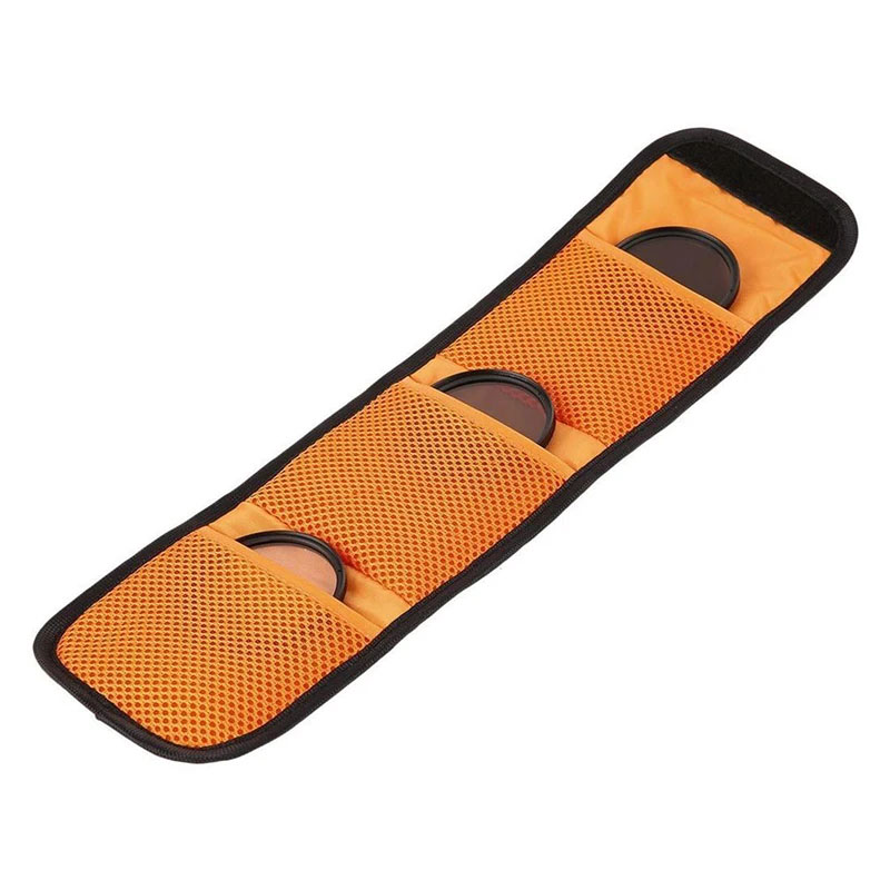 3 Pockets Bag Lens Filter Pouc - Lens Case Pouch ulasan dan harga