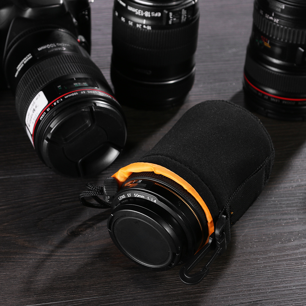 Waterproof Neoprene Camera Len - Lens Case Pouch ulasan dan harga