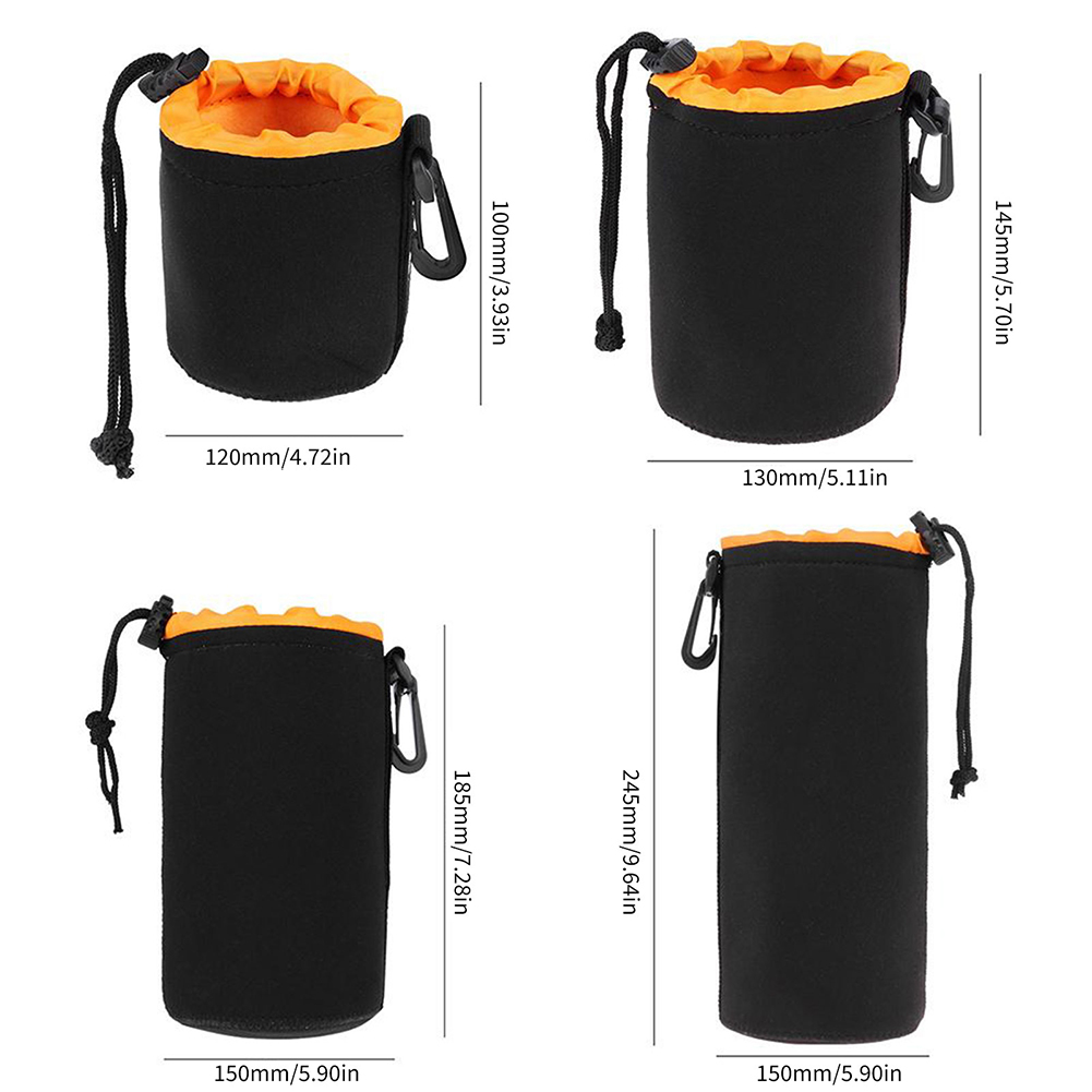 Waterproof Neoprene Camera Len - Lens Case Pouch ulasan dan harga