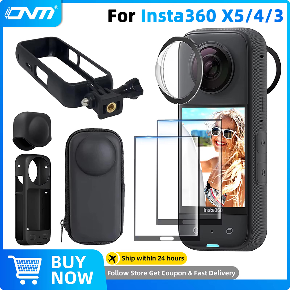 Accessories Set for Insta360 X - Lens Case Pouch ulasan dan harga