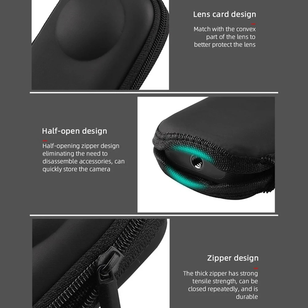 Accessories Set for Insta360 X - Lens Case Pouch ulasan dan harga