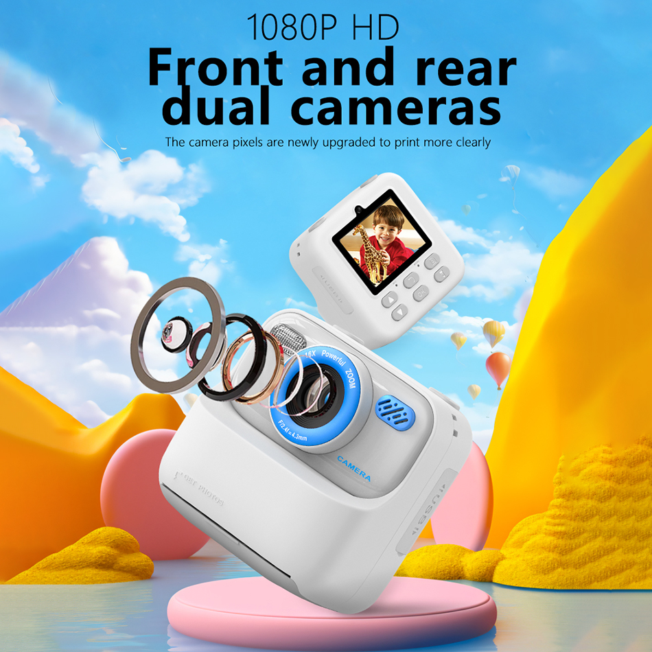Kids Instant Print Camera 32GB - Photography Product ulasan dan harga