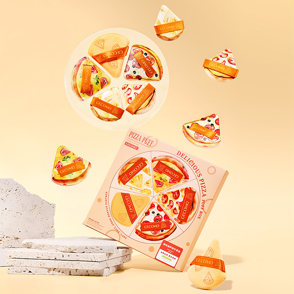 5PCS GECOMO Pizza Shaped Powde - Beauty Dish Softbox ulasan dan harga
