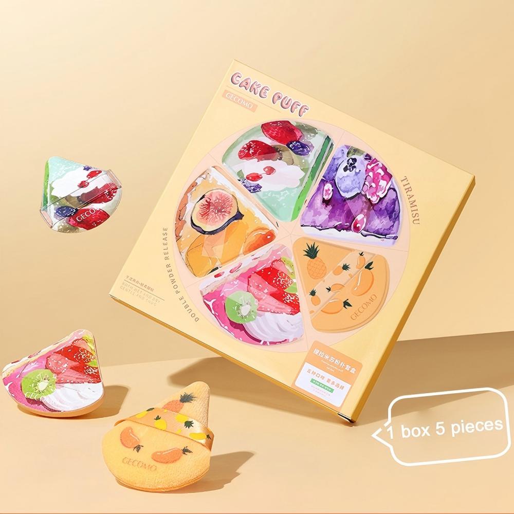 5PCS GECOMO Pizza Shaped Powde - Beauty Dish Softbox ulasan dan harga