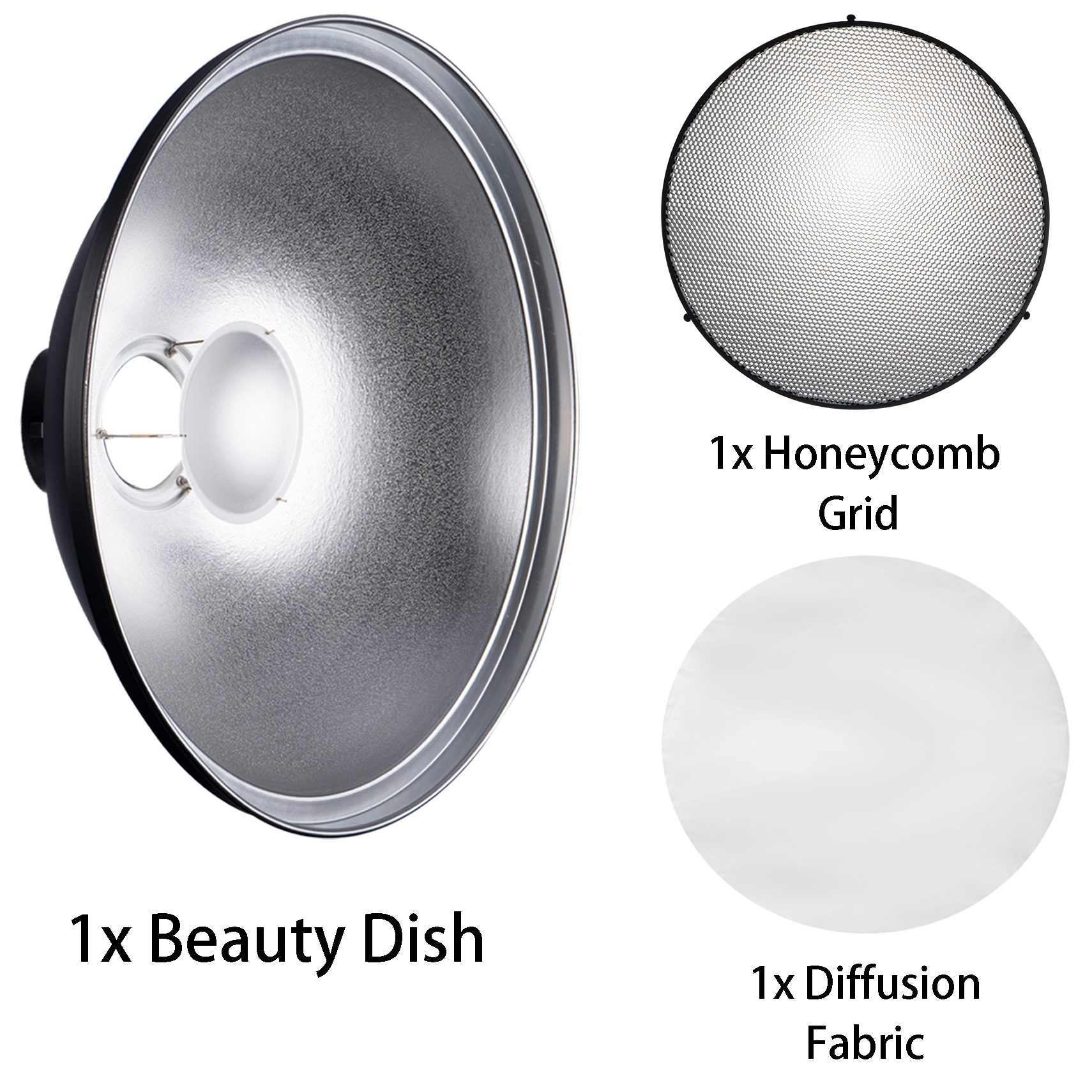 Selens Reflector Beauty Dish 3 - Beauty Dish Softbox ulasan dan harga