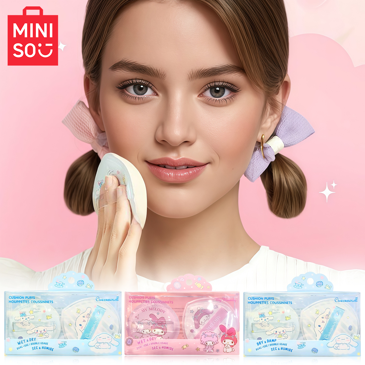 MINISO Super Large Cotton Cand - Beauty Dish Softbox ulasan dan harga