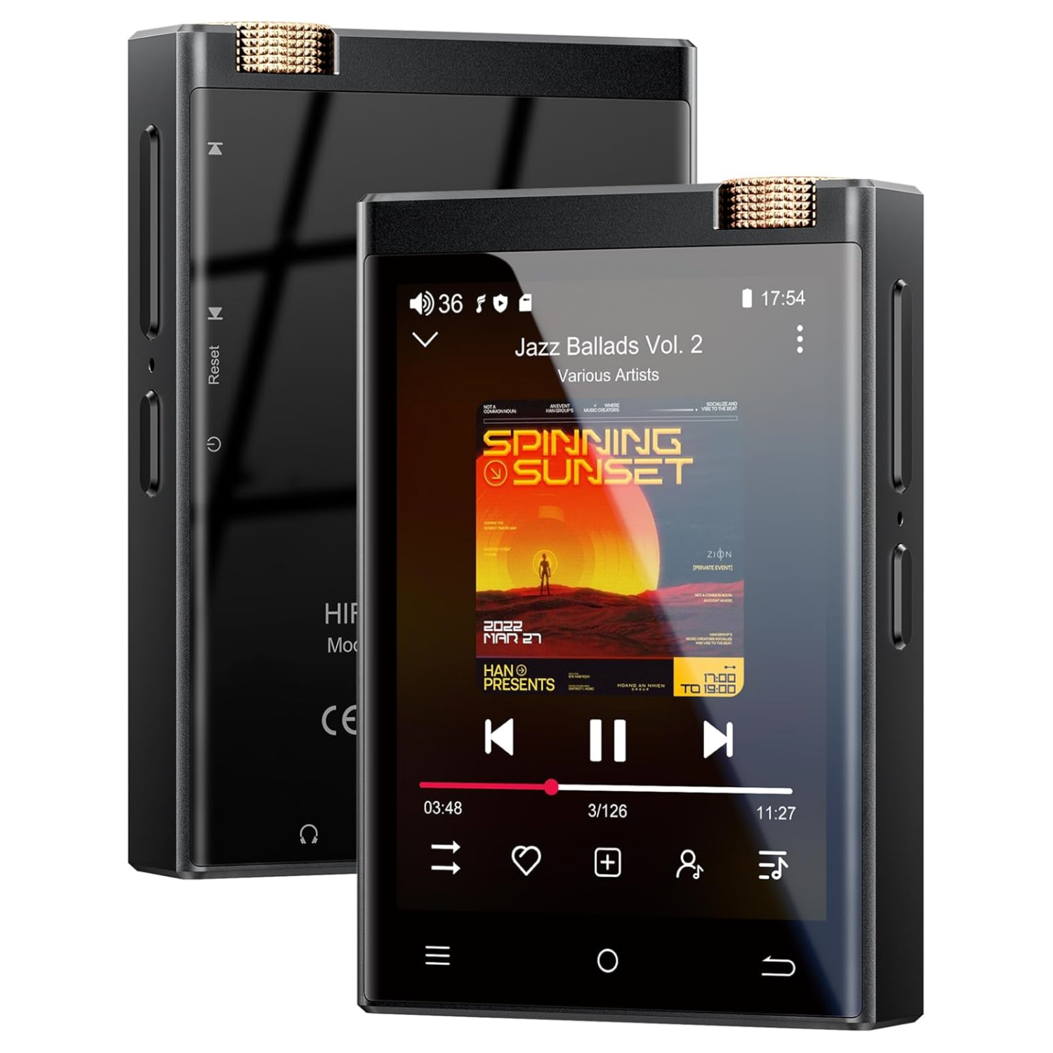 Hi-Fi MP3 Player with Bluetoot - Photography History ulasan dan harga