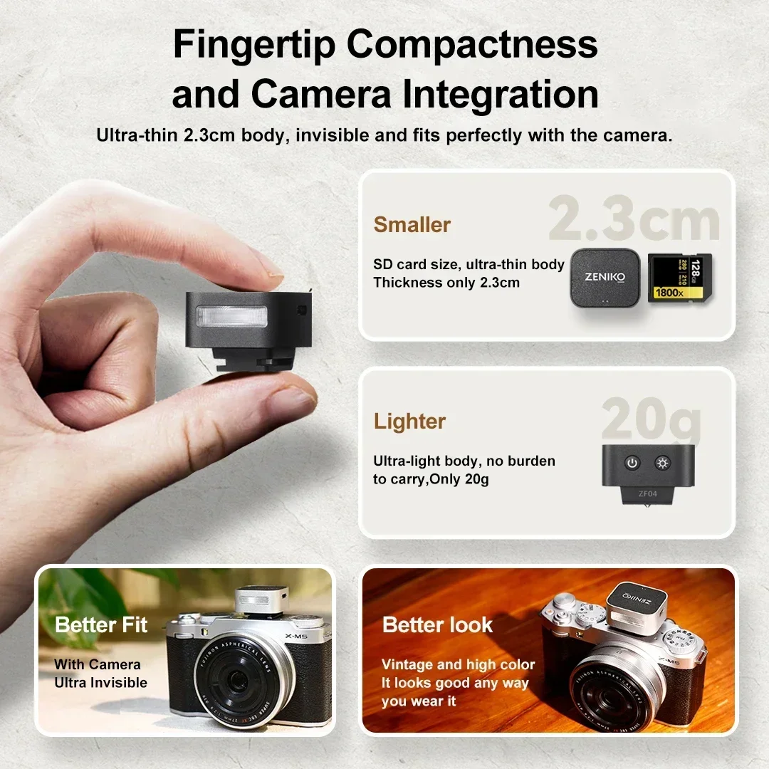 ZENIKO ZF04/ZF08 Mini Camera F - Photography Umbrella Lights ulasan dan harga