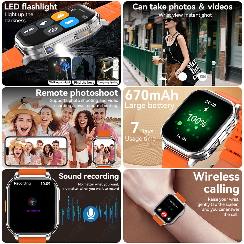 LIGE 2026 Camera Smart Watch M - Photography History ulasan dan harga