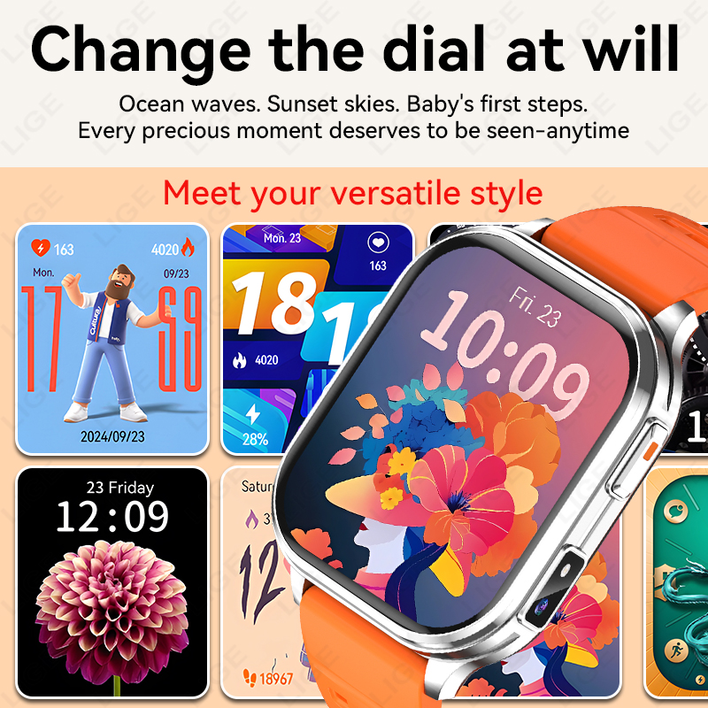 LIGE 2026 Camera Smart Watch M - Photography History ulasan dan harga