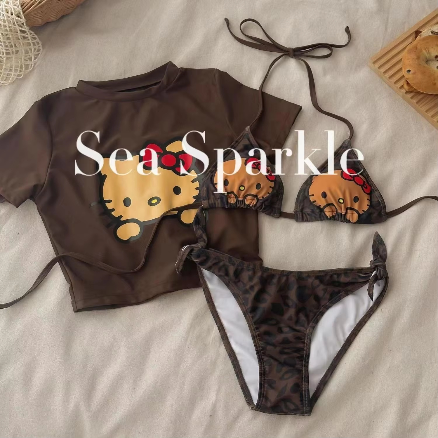 3Pcs Hello Kittys Bikini Set C - Photography News ulasan dan harga