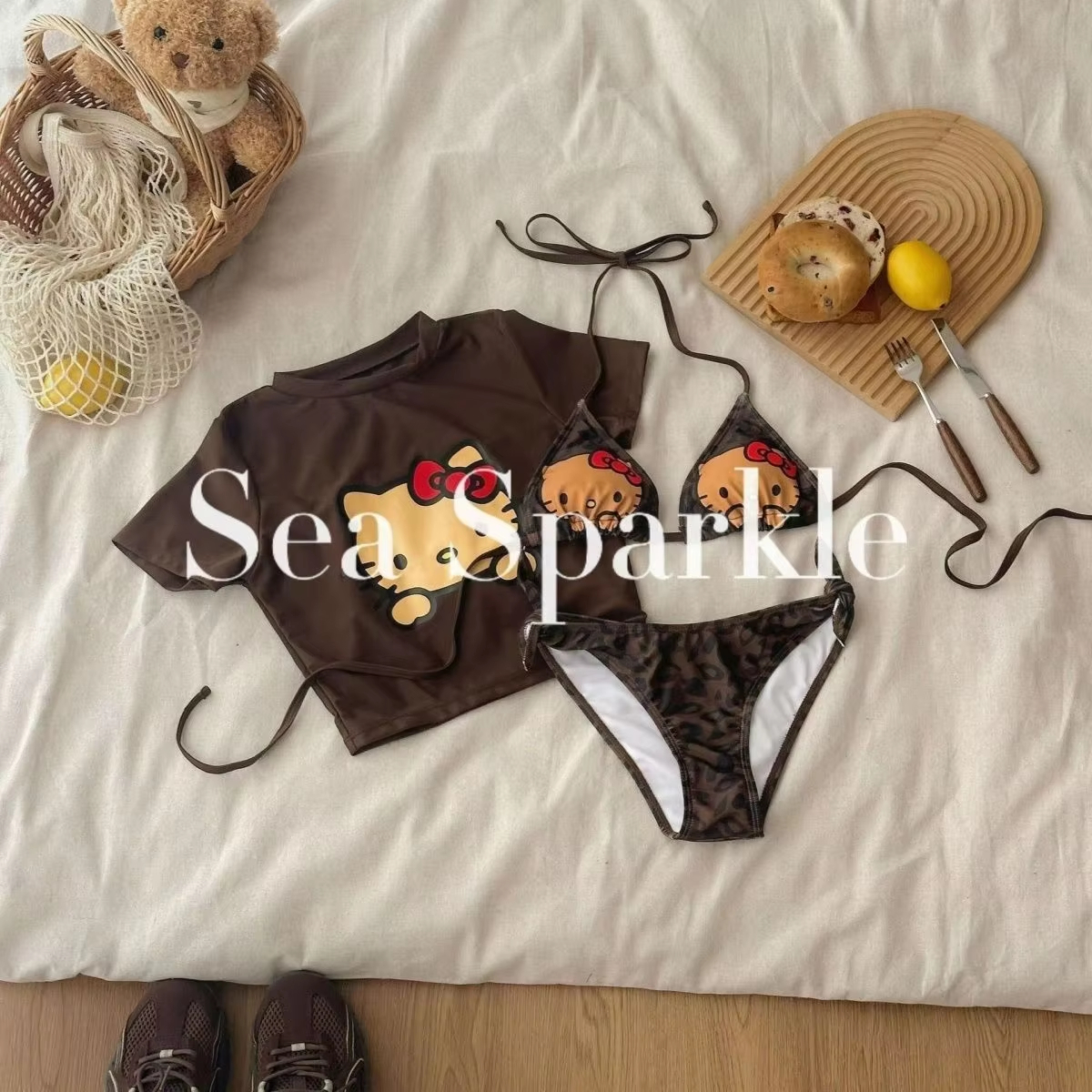 3Pcs Hello Kittys Bikini Set C - Photography News ulasan dan harga
