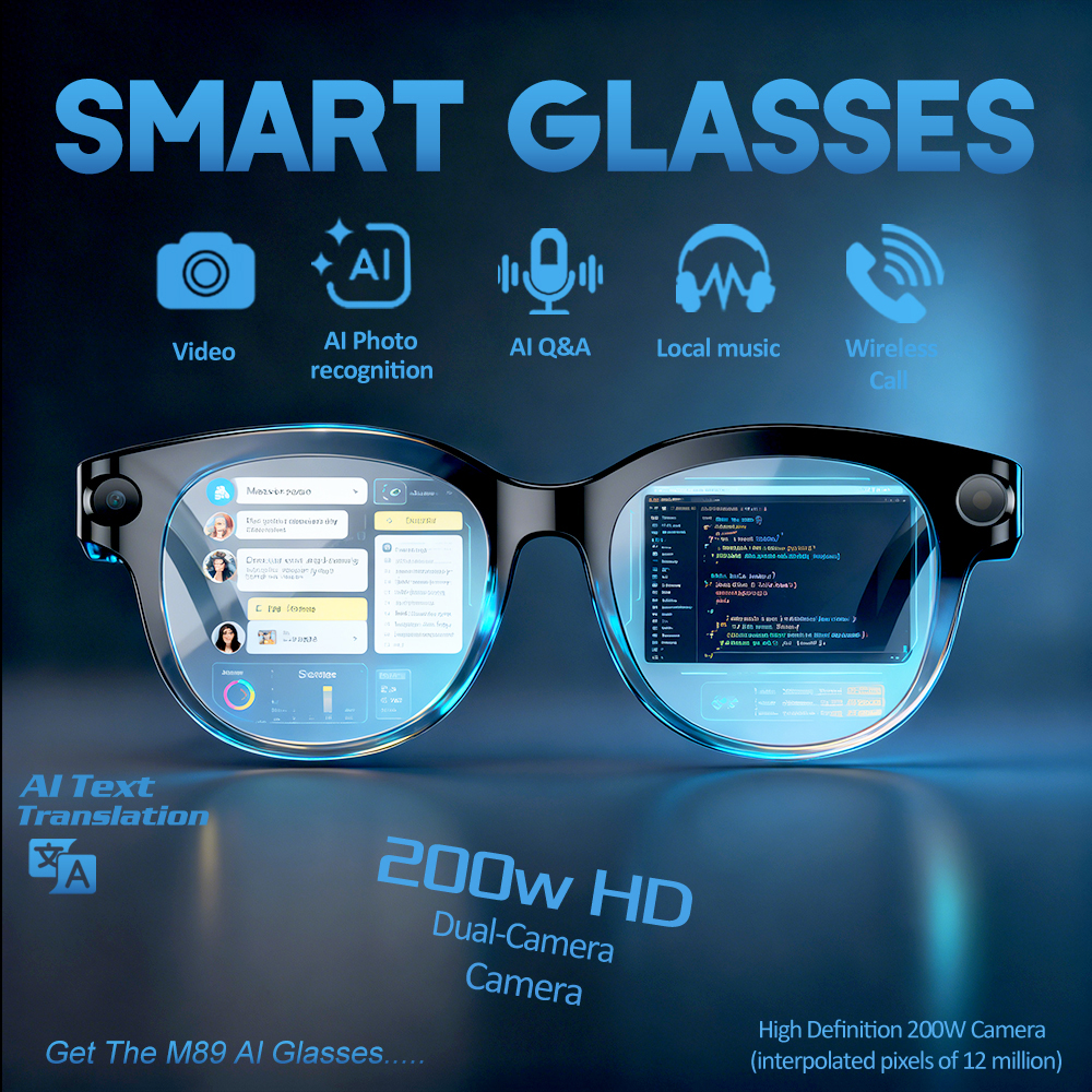 New 200W Camera AI Glasses For - Photography Translate ulasan dan harga