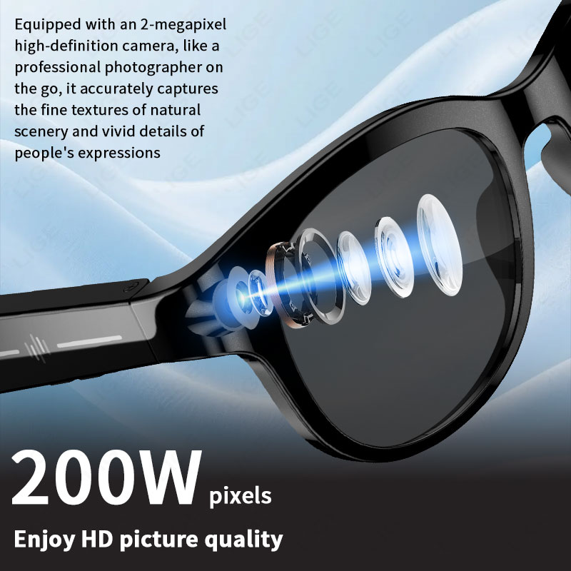 New 200W Camera AI Glasses For - Photography Translate ulasan dan harga