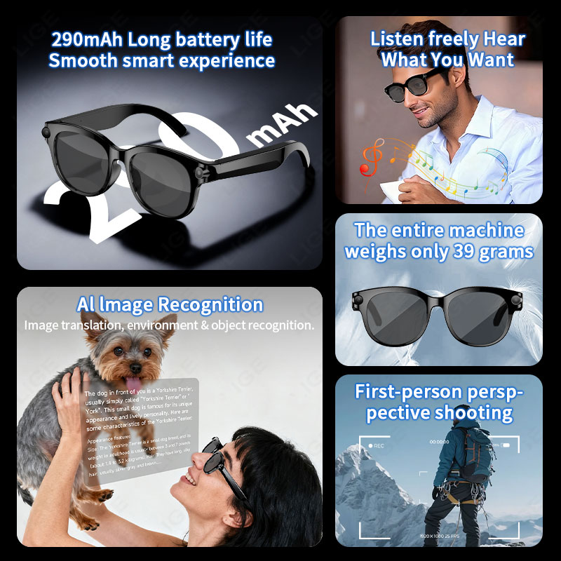 New 200W Camera AI Glasses For - Photography Translate ulasan dan harga