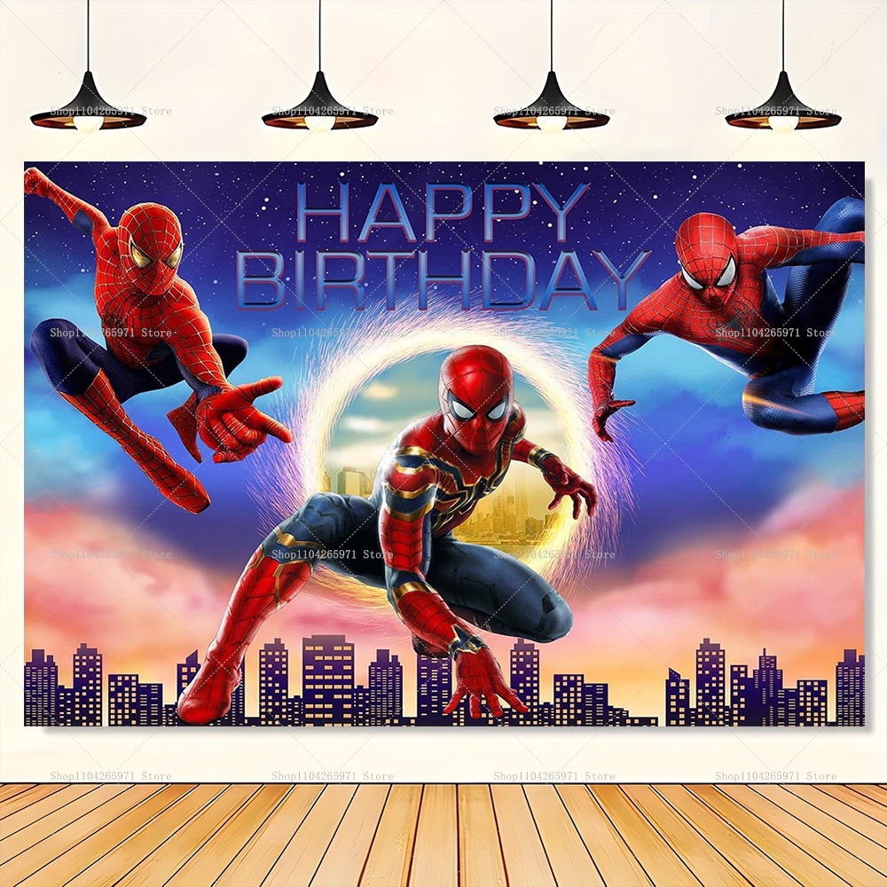 Spiderman Superhero Backdrop B - Photography Sport ulasan dan harga