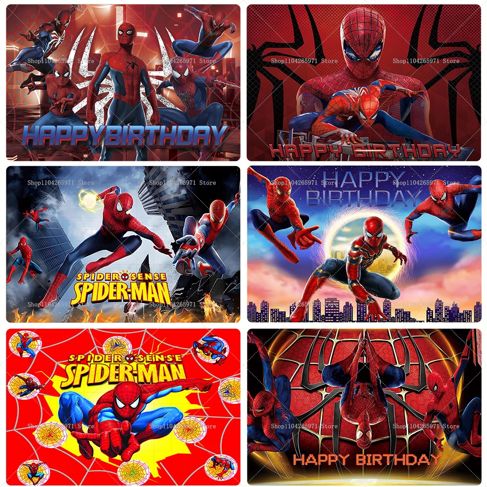 Spiderman Superhero Backdrop B - Photography Sport ulasan dan harga