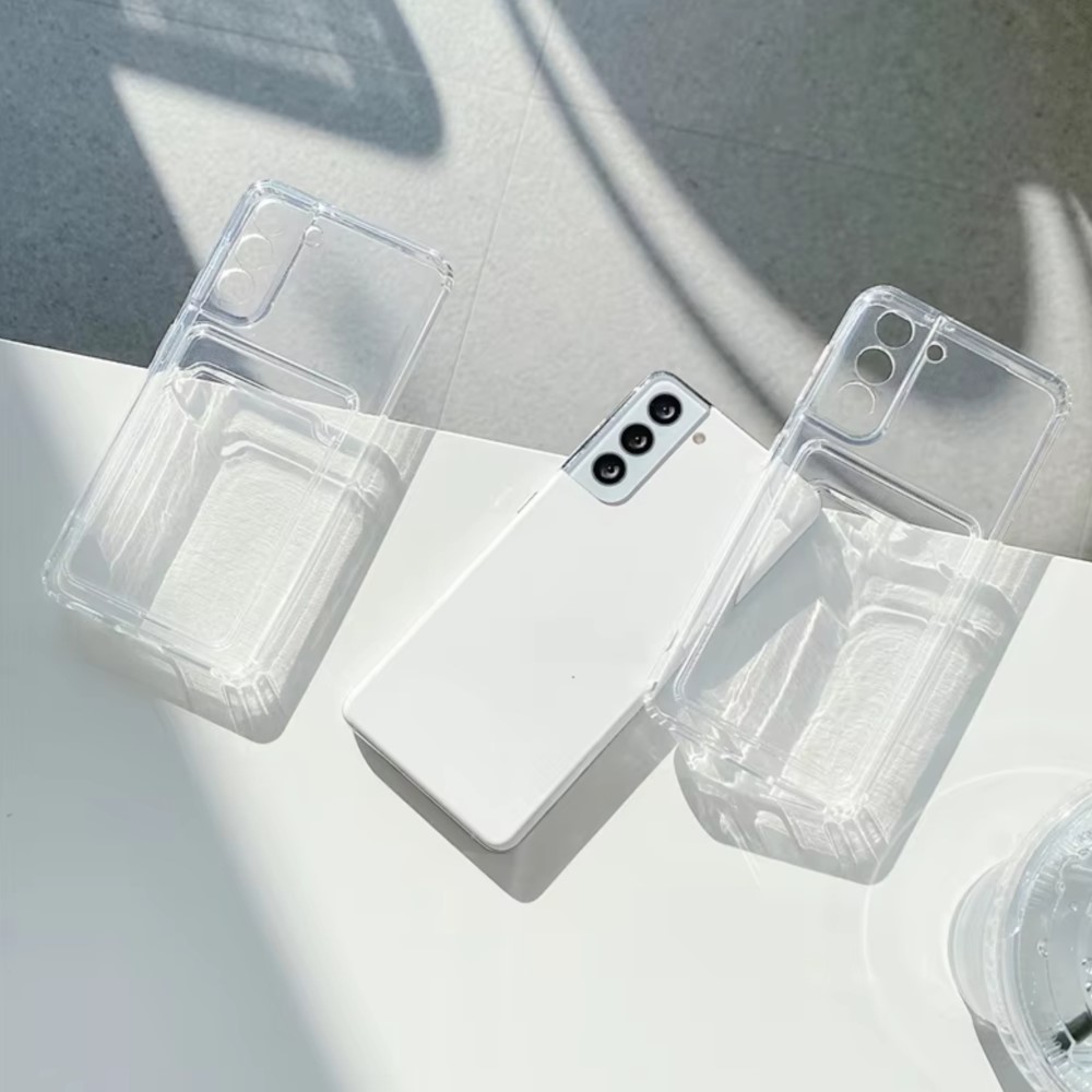 Clear Silicone Card Slot Holde - Lens Case Pouch ulasan dan harga