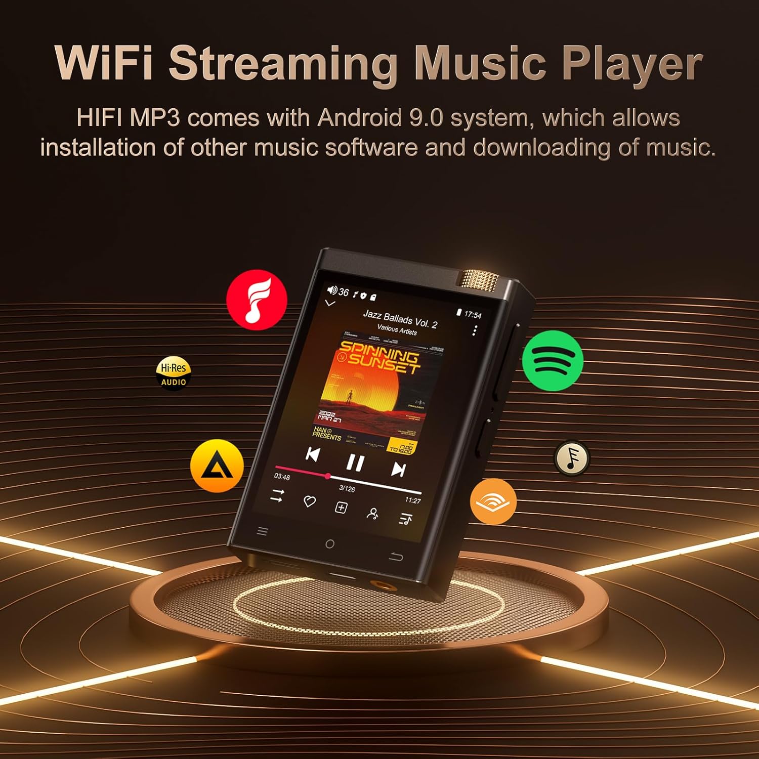 Hi-Fi MP3 Player with Bluetoot - Photography History ulasan dan harga