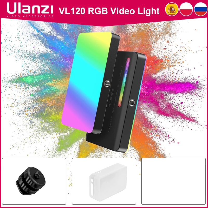 Ulanzi VL120 RGB Camera Video  - Photography Umbrella Lights ulasan dan harga